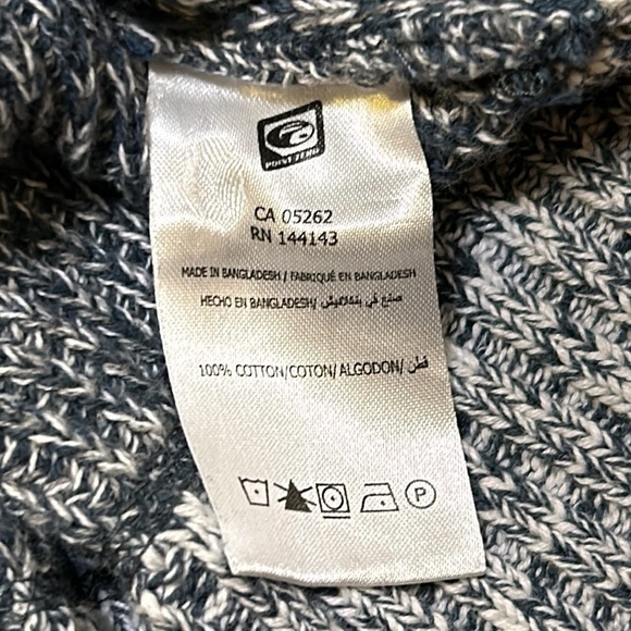 Point Zero men grey sweater,M, black label chunky knit ,cotton 100% - Picture 12 of 14